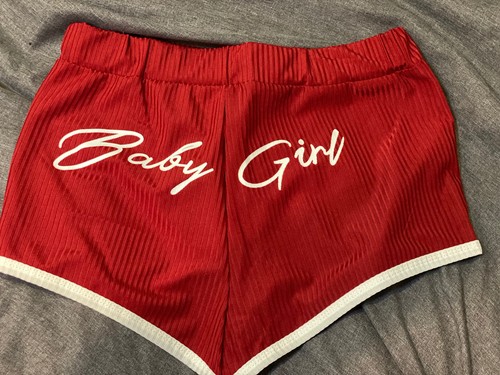 New Shein booty shorts Baby Girl size M 