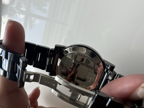Gucci 'G-Chrono' Chronograph Black Ceramic Watch - Picture 6 of 9
