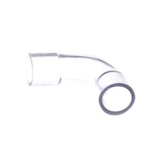 Glastender 06001460 ELBOW, 90 DEGREE, CLEAR, 1 X 1