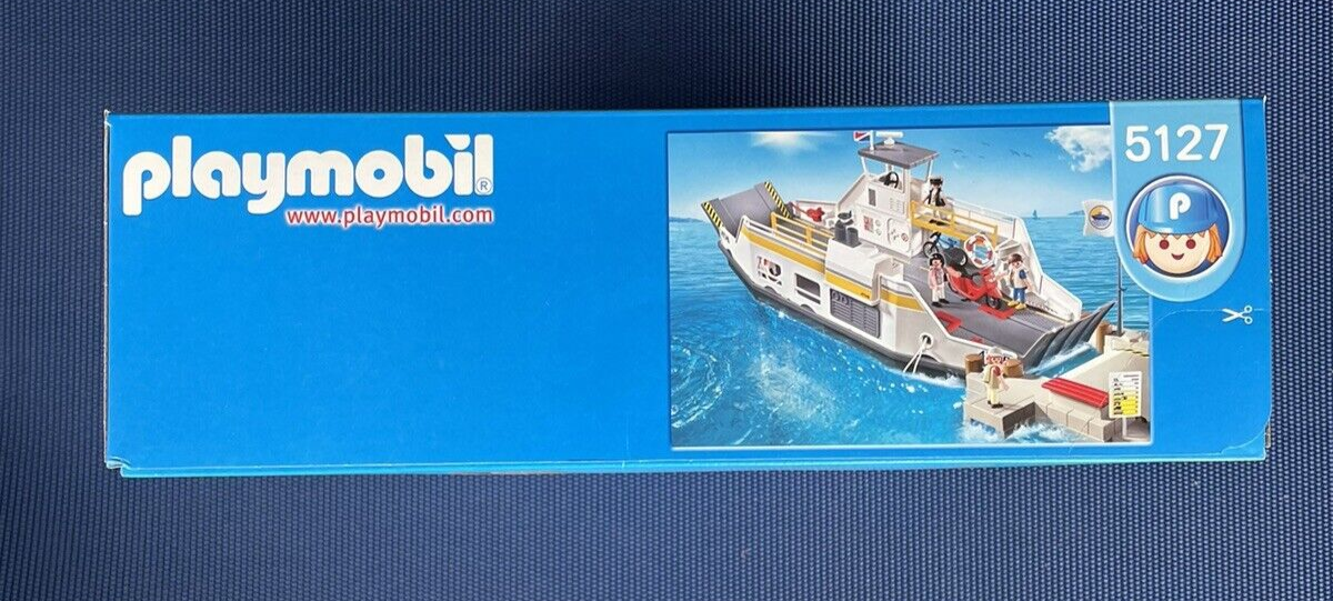 Playmobil 5127 Car Ferry with Passengers mint in box vintage set