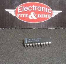 CD74HC4351E RCA  High-Speed CMOS Logic Analog Multiplexer IC