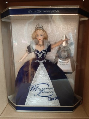 MATTEL ''MILLENNIUM PRINCESS'' BARBIE DOLL (24154) 1999 - NEVER REMOVED FROM BOX