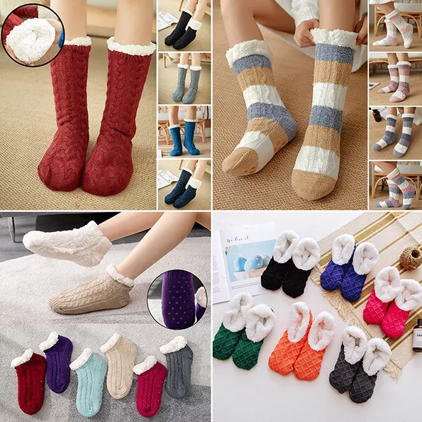 Fleece Lined Socks Women Fuzzy Socks girl's Slipper Socks Socks