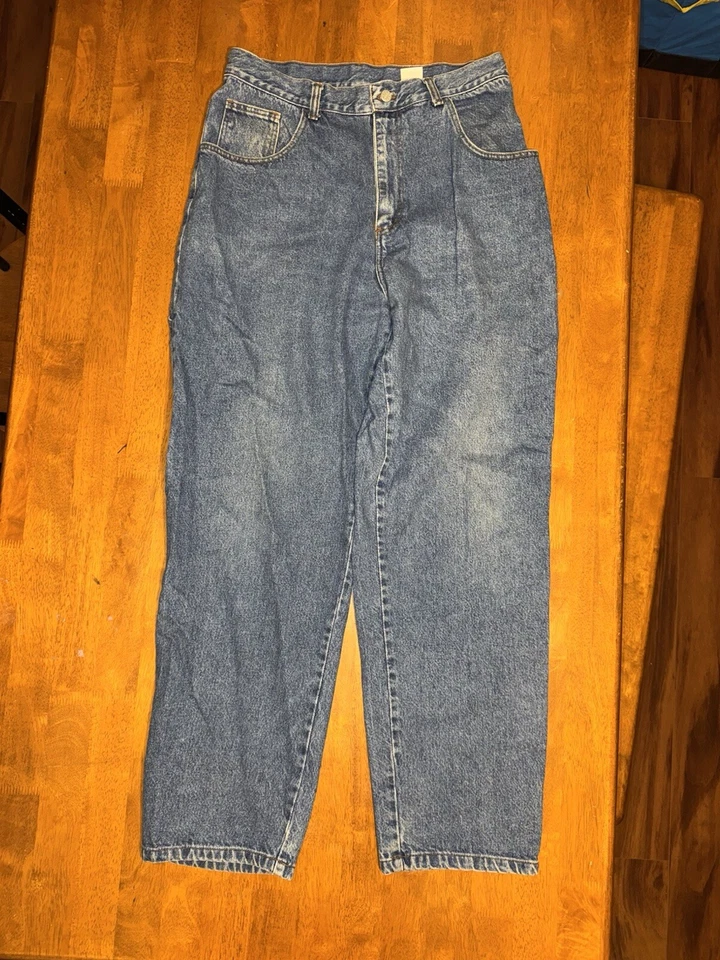 Pantalones de mezclilla vintage Nike Air Carpenter años 90 hechos en EE. UU. talla 34 logotipo Swoosh bordado Y2K Foto 3 de 4