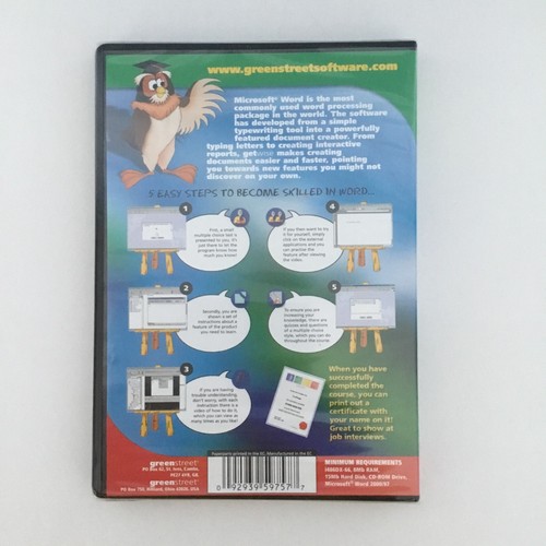 Getwise Adaptive Training Courses for Word 2000 & 97 (PC CDRom) Factory Sealed - Picture 2 of 2