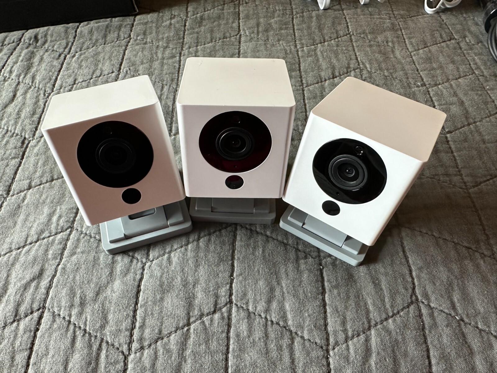 Lot of 3 Wyze Cam v2 Wireless Smart Home Cameras w/Power Cords eBay