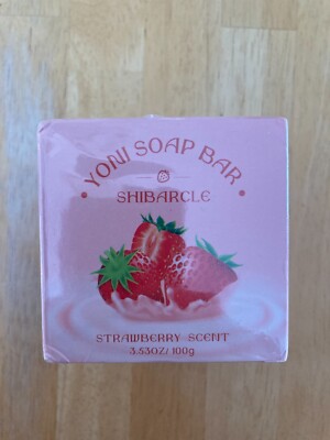 3x LOT Shibarcle Yoni Soap Bars Strawberry Ph Balance Womens Vaginal Odor