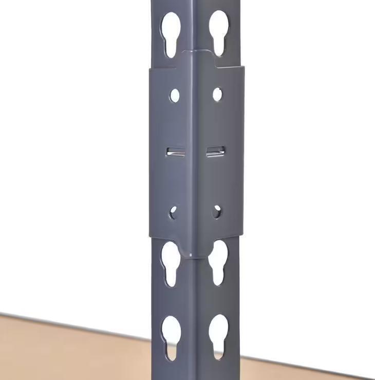 Coupler Lowe's Muscle Rack Post Couplers - 4-Pack Black Connectors