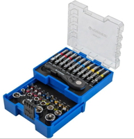 Bitset Bitkoffer Bitbox Werkzeugkoffer Schraubendreher Imbuss Torx Bits 41Tlg