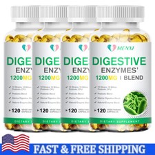 Digestive Enzymes w/ Prebiotic  Probiotics, Gas, Constipation  Bloating Relief