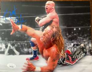 Kurt Angle WWE HOF 2017 Olympic Champ Signed Auto 8x10 Photo ~ JSA COA
