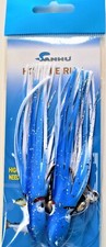2 to 50 Packs 4.75" Rigged Hoochies Squid Skirts Octopus Trolling Fishing Lures