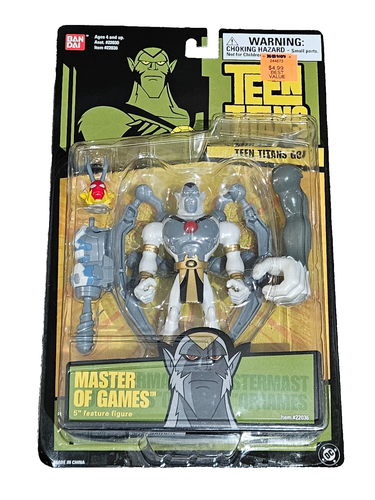Teen Titans Master of Games 5inch New Factory Sealed 2005 Bandai Action Figure. - 第 1/2 張圖片