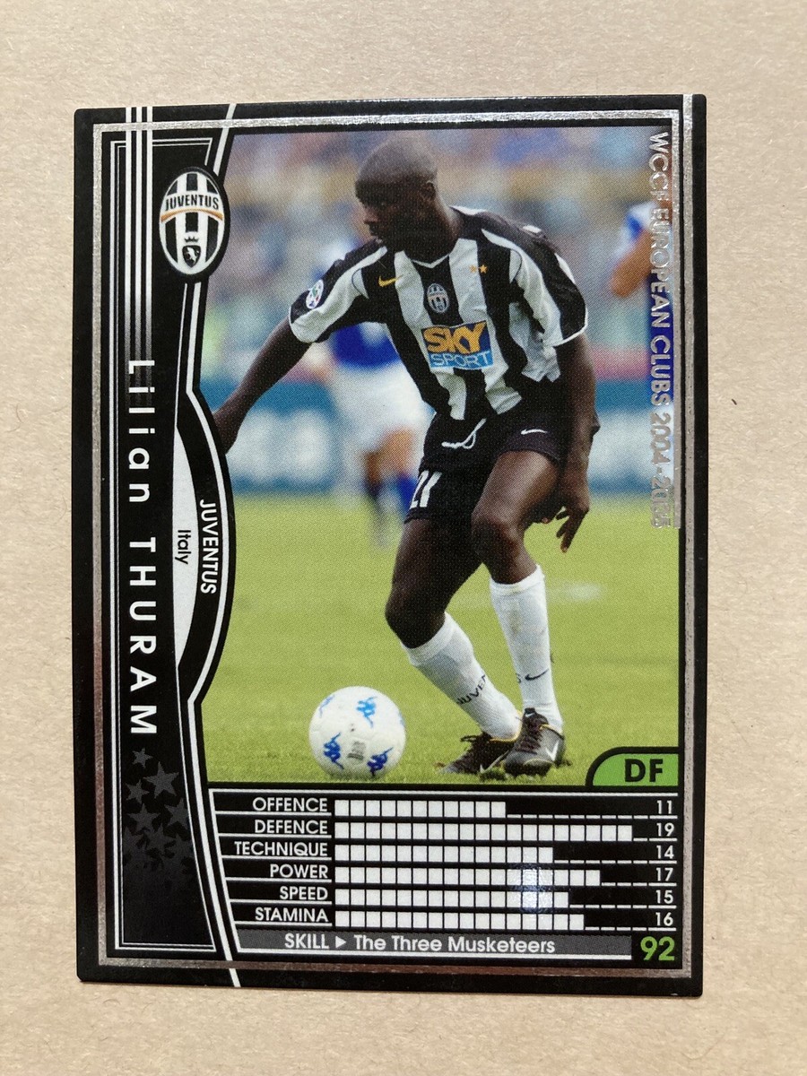 Lilian Thuram 2004-2005 04-05 Panini WCCF Soccer Card Rare