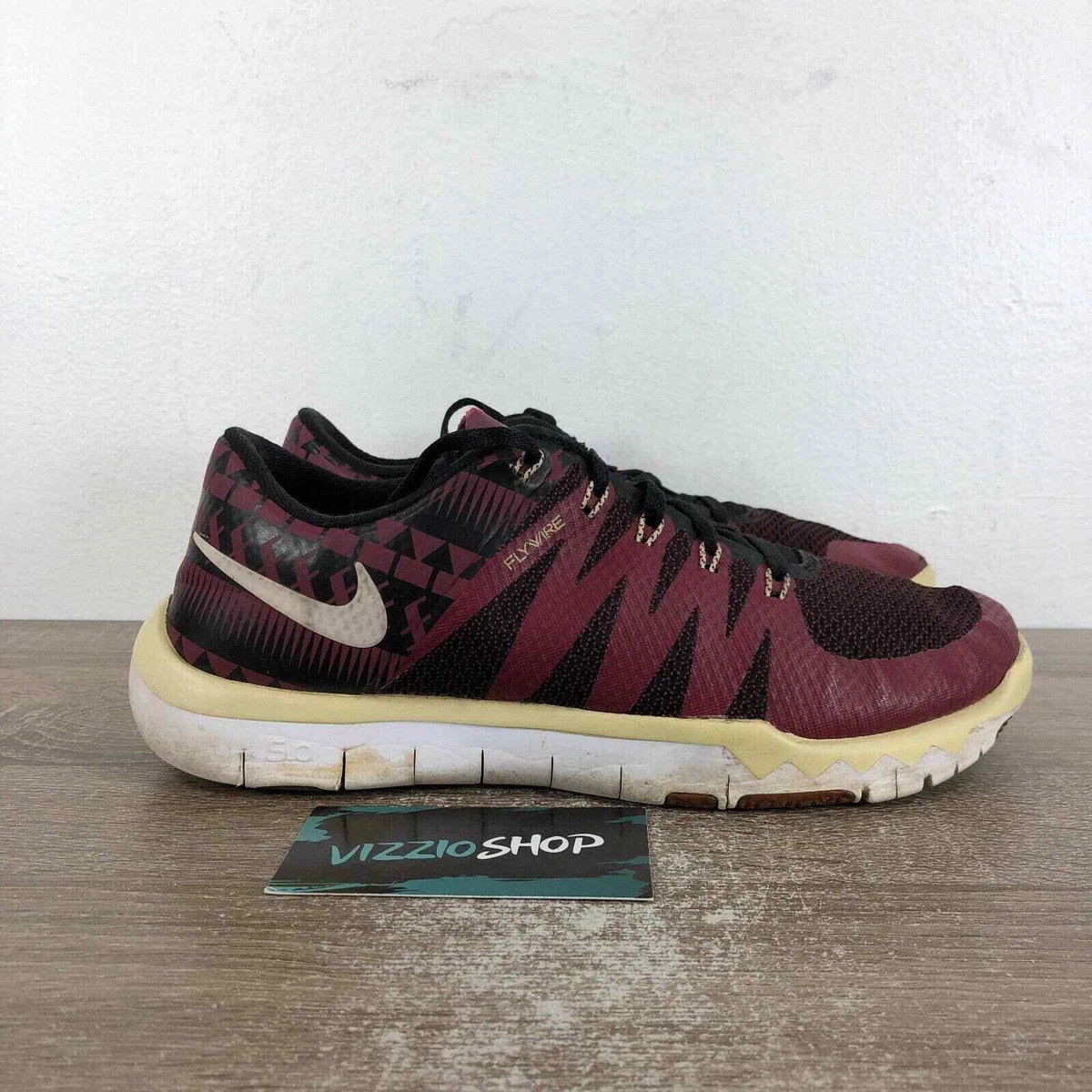 Extremo almohadilla consultor Nike Free Trainer 5.0 V6 AMP Florida State Team Maroon Women&#039;s 8  723939-706 | eBay