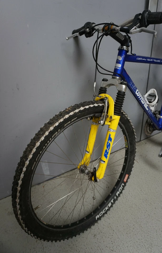 A022-188: Corratec 2004 MTB Mountainbike blau Hardtail Unisex 26 Zoll oldschool - Bild 2 von 4