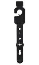 Black Plastic Belt Hangers 200 for Peg Hooks Pegboard Wire Grid Slatwall 4 ¾"