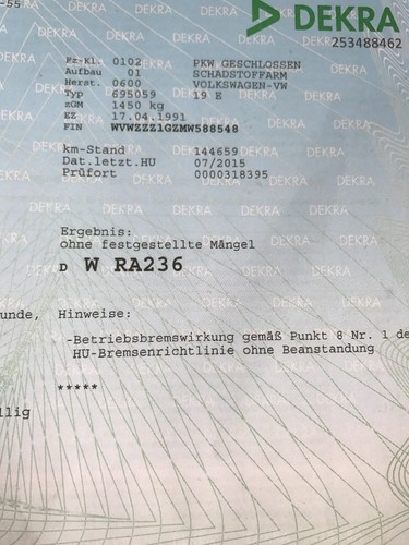 VW Jetta 2.Hand Original Unverbastelt 144tkm 2 Jahre TÜV Old School Kein GTI VR6 - Bild 12 von 12