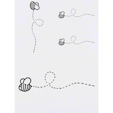 4 x 'Bumble Bee' Temporary Tattoos / Transfers TO00010495 