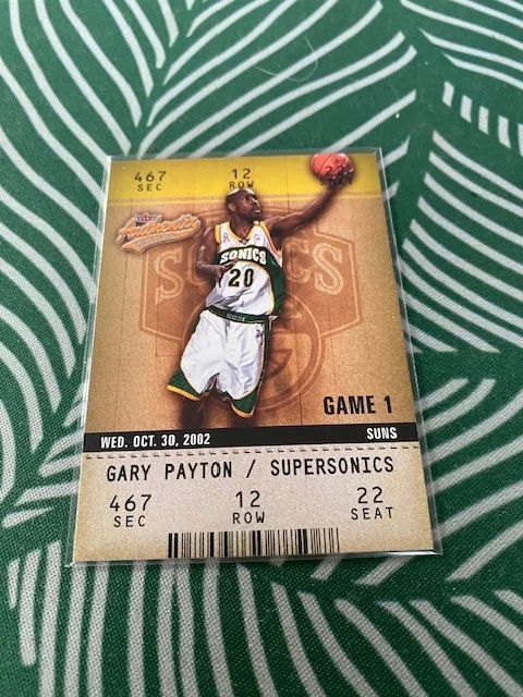 2002-03 Fleer Authentix - Gary Payton #10 for sale | eBay