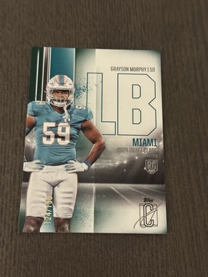 2024 Topps Signature Class Rookies Green /150 #148 GRAYSON MURPHY Rookie Card RC