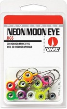 VMC Neon Moon Eye Jighead Kit 1/4 oz Assorted 10 Per Pack - NME14K-ASST