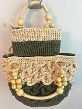 Elegant Handcrafted Crochet Bag With Purse