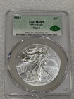 2021 Silver Eagle Type 1 CAC MS 69 ~ NO SPOTS ~ PRISTINE