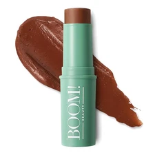 Long-Wearing BoomStick Bronze Cream Blush for Radiant Glow - Multi-Use &