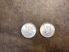 Lot Of 2 1964 Silver Kennedy Half Dollars~Circulated.