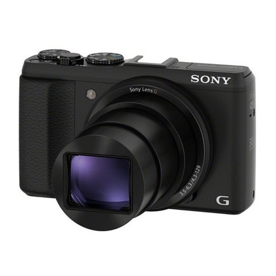 Black Sony Cyber-Shot DSC-HX50 20.4MP 30x Optical Zoom Digital Camera English
