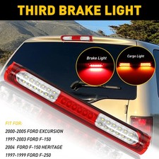 AUXITO Clear LED 3RD Third Brake Cargo Rear Stop Light For 1997-1999 Ford F-250