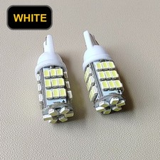 2PC T10 WEDGE 42-SMD 1206 LED LIGHT BULBS W5W 2825 158 192 168 194 WHITE