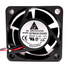 1PCS Delta server fan 3pin 4020 40 40 20mm 4cm 12V 0.18A EFB0412VHD cooling fan