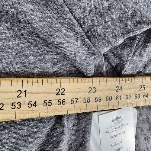 Kinetix Shirt Mens XL Gray Short Sleeve Crew Neck Tee *NWT* image 6
