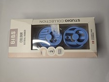 Bibs Studio Collection Pacifier 2 Pack Natural Rubber Size 2 6 Months New Sealed