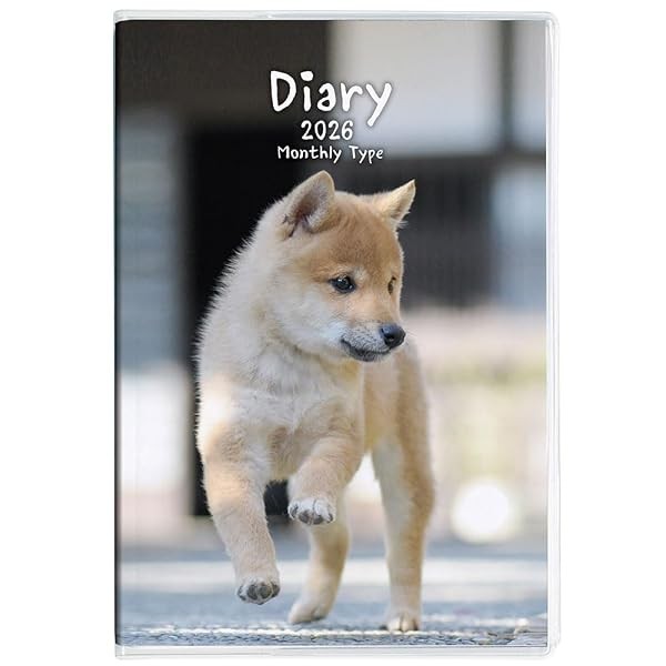 Nakabayashi 2026 Notebook Diary, A6, Dog 1, Ns-A601-26Do1_ FS