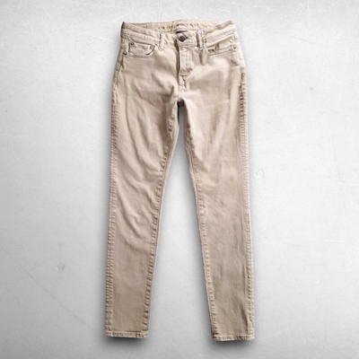American Eagle Athletic Skinny Jeans Men 30x34 Tan AirFlex+ Stretch Gorpcore 90s