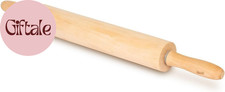 Rodillo de madera, 17,5 pulgadas - Rodillo de masa grande para hornear, pizza, galletas - Él