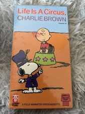 Life Is a Circus, Charlie Brown VHS Tape 1990 Hi-Tops Video Peanuts Snoopy Show