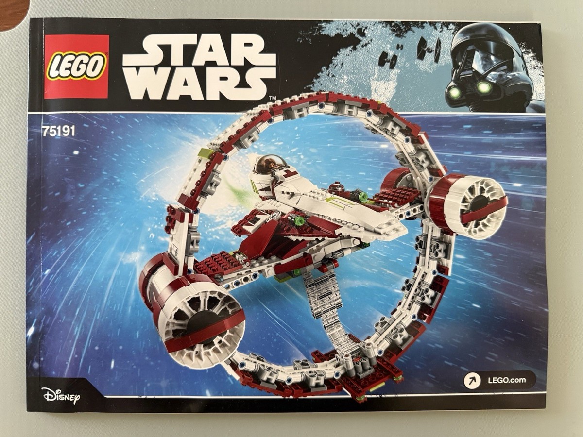 LEGO 75191 Star Wars Jedi Starfighter Hyperdrive Jango Obi Wan 
