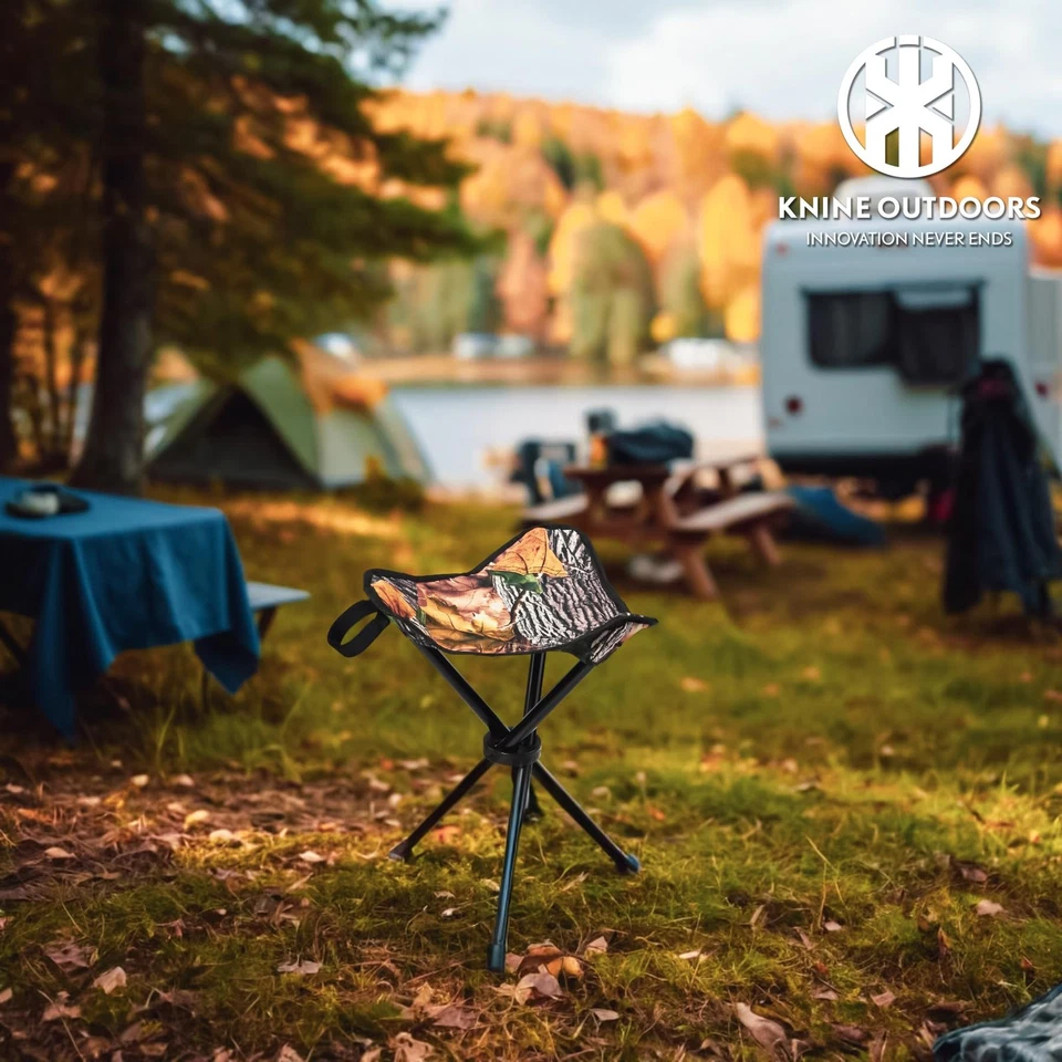 Hunting Chair, Hunting Seat, Heavy-Duty Tripod Stool, Lightweight, Portable F... - Image 3 of 4