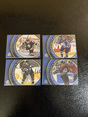 1998-99 Upper Deck SP Authentic Snapshots Insert Lot 4 Hasek Forsberg Sundin