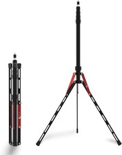 Aluminum Travel Light Stand 7ft 3" - 88" - Lightweight, Compact  Portable 3/...