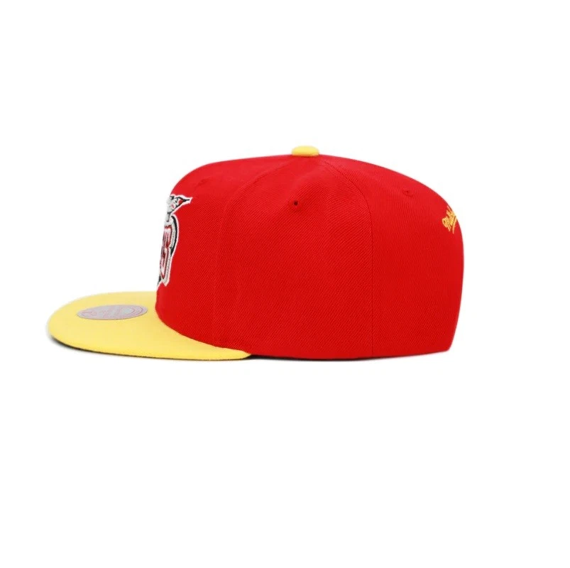 Mitchell & Ness Red/Yellow NBA Houston Rockets Reload 2.0 Snapback Hat - OSFA - Image 2 of 3