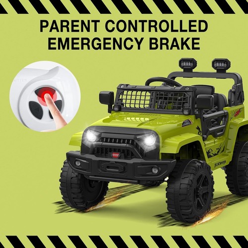 Ride on Truck Car, 12V Kids Electric Vehicles with Remote Control Spring Susp... - Picture 3 of 10