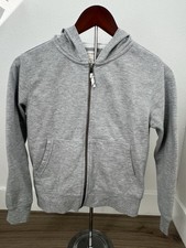 Crewcuts Kids gray Full Zip Hoodie Size L 10-11 Cotton Blend J.Crew Youth