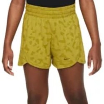 Nike Girl's  DriFit Knit High-Rise Shorts, Medium, Green