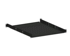 Kendall Howard 1U Vented 4-Point Adjustable Shelf 250lb USA Made 1906-3-008-01