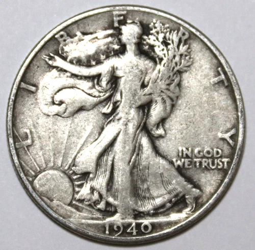 1940-P Walking Liberty Half Dollar - Very Fine - #1553EC